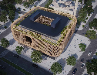 Başkan Tarhan, Kız Öğrenci Yurdu inşasını inceledi