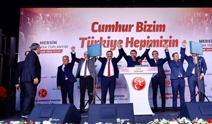 “Liderimiz Devlet Bahçeli’nin Mersinimizi ziyareti Cumhur İttifakı’nın gücüne güç katmıştır”