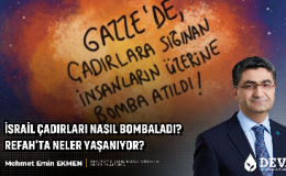 Ekmen: “İsrail saldırganlığının altında sapkın dini anlayış yatıyor”