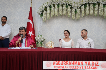 BAŞKAN YILDIZ, İLK NİKAHINI KIYDI