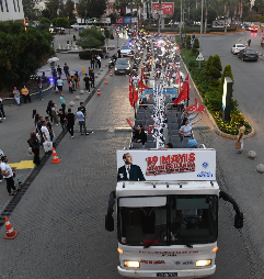 Yenişehir Belediyesi 19 Mayıs’ta şehir korteji düzenledi