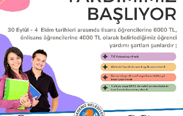 AKDENİZ BELEDİYESİ ÜNİVERSİTE ÖĞRENCİLERİNİN YANINDA