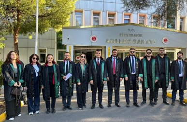 MERSİN BAROSU, NARİN CİNAYETİ DAVASININ DURUŞMASINA KATILDI