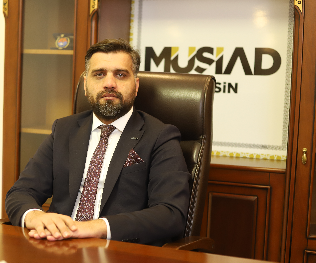 MÜSİAD MERSİN BAŞKANI MEHMET SAİT KAYAN BAŞKAN SABRİ TEKLİ’YE TEŞEKKÜR
