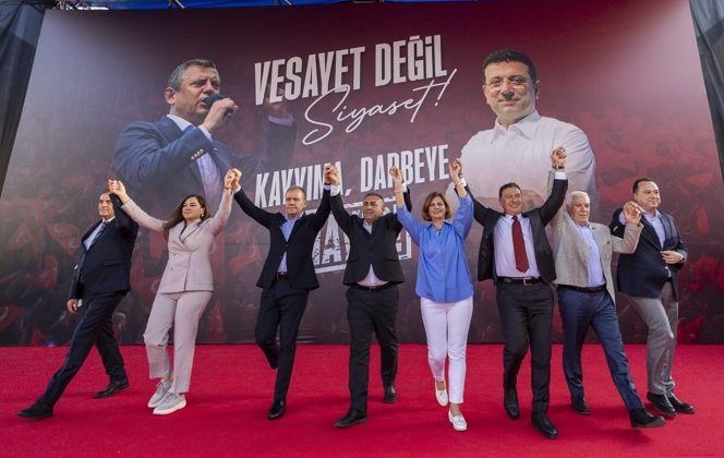 BAŞKAN SEÇER, CHP’NİN ANKARA TANDOĞAN MİTİNGİ’NE KATILD