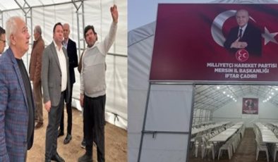 MHP MERSİN’DE RAMAZAN SOFRASI KURDU