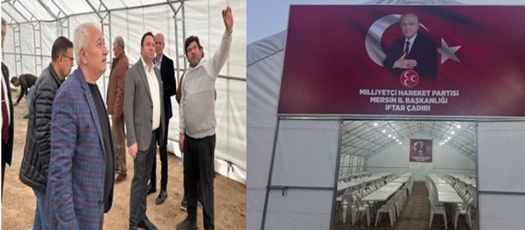 MHP MERSİN’DE RAMAZAN SOFRASI KURDU