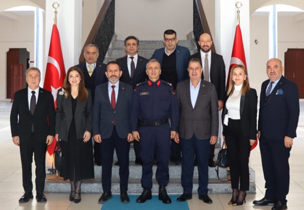 MEP, JANDARMA KOMUTANINI ZİYARET ETTİ