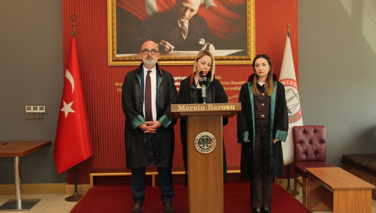 MERSİN BAROSU: “KADINLARIN YAŞAM HAKKININ GÜVENCE ALTINA ALINMASI, HUKUK DEVLETİNİN ERTELENEMEZ SORUMLULUĞUDUR”