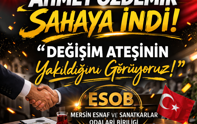 AHMET ÖZDEMİR SAHAYA İNDİ!