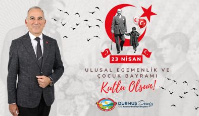 Anamur Belediye Başkanı Durmuş Deniz, 23 Nisan Ulusal Egemenlik ve Çocuk Bayramı dolayısıyla bir mesaj yayınladı.