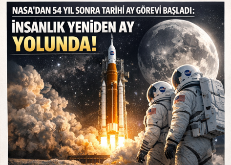 NASA’dan 54 Yıl Sonra Tarihi Adım: İnsanlı Ay Görevi Başladı