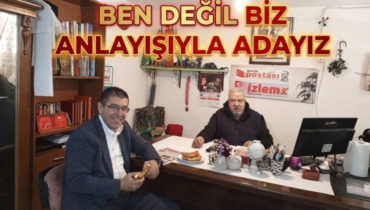 Ahmet Özdemir’den Gazetemize Samimi Ziyaret: “Ben Değil, Biz Şiarıyla Yola Çıktık”