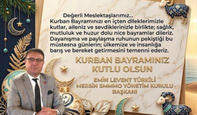 Kurban Bayramı dolayısıyla mesaj veren Türkili,