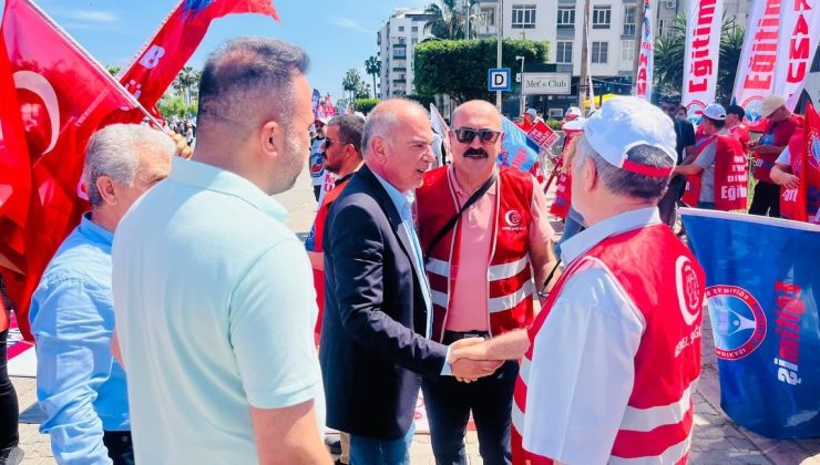 ÖZDENİZ: “EMEĞİN VE ALIN TERİNİN HER ZAMAN YANINDAYIZ”