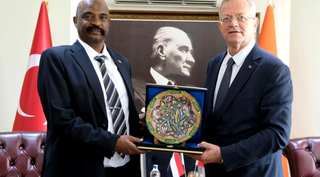 Sudan Heyetinden Mersin OSB’ye İş Birliği Ziyareti