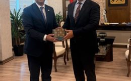 BARO BAŞKANI ÖZDEMİR’DEN, MERSİN CUMHURİYET BAŞSAVCISI ÇELİKKOL’A VEDA ZİYARETİ