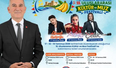 Anamur 18. Uluslararası Kültür ve Muz Festivali’ne Hazırlanıyor.