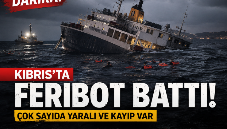 GİRNE AÇIKLARINDA FERİBOT FACİASI: 8 ÖLÜ, 18 KAYIP”