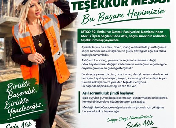 Seda Atik: “Bu Başarı Hepimizin, Birlikte Yöneteceğiz”